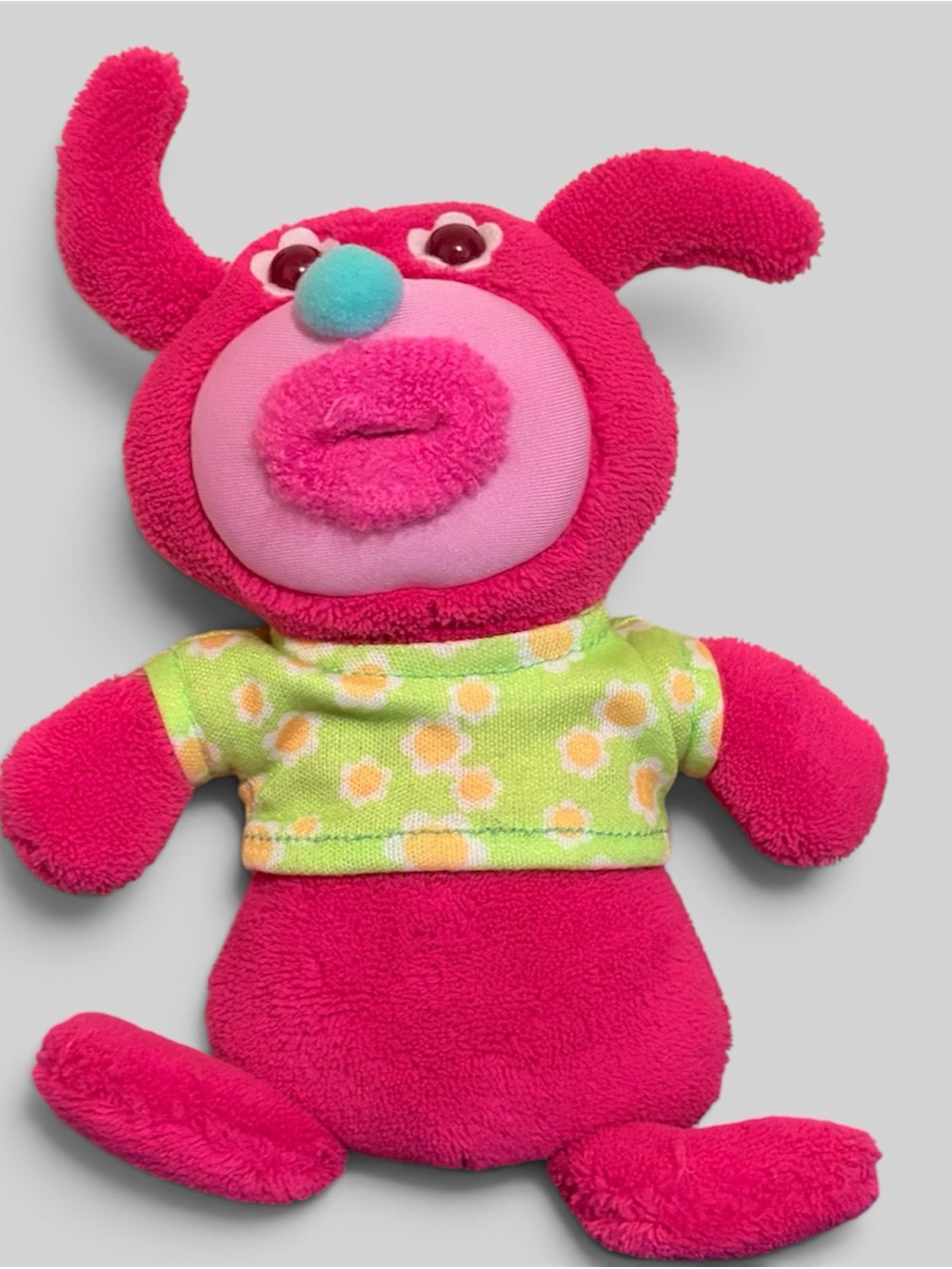 2010 Fisher Price Hot Pink Sing-A-Ma-Jig Plush Stuffed Singing toy